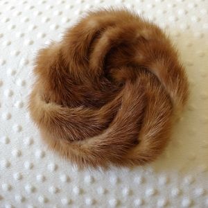 Vintage Real Mink Pill box Hat
